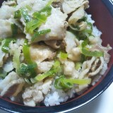 ネギ塩豚丼